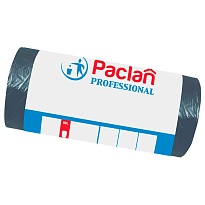 Мешки для мусора 60 л, черные, в рулоне 50 шт., ПНД, 6,2 мкм, 800х600 мм, PACLAN Professional, 604078 в Санкт-Петербурге