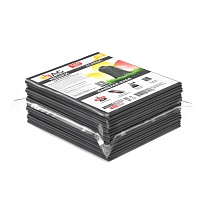 Мешки для мусора 160 л, серые, в пачке 10 шт., ПВД, 40 мкм, 900х1100 мм, i-Bag в Санкт-Петербурге