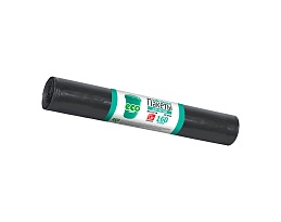 Мешки для мусора 160 л, черные, в рулоне 10 шт., ПВД, 25 мкм, 1100х800 мм, GRIFON, 101-031 в Санкт-Петербурге