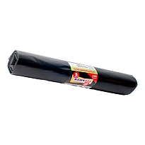 Мешки для мусора 240 л, черные, в рулоне 5 шт., ПВД 80 мкм, 1300х900 мм, МЕШКОFF, 4217 в Санкт-Петербурге