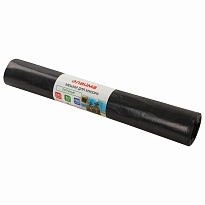 Мешки для мусора 240 л, черные, в рулоне 10 шт., ПВД 50 мкм, 1400х900 мм, LAIMA, 605337 в Санкт-Петербурге